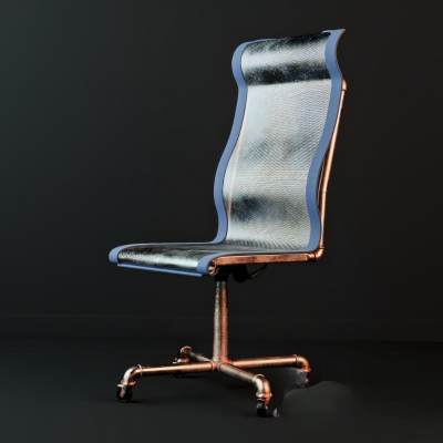 现代黑色皮革公用沙发椅下载